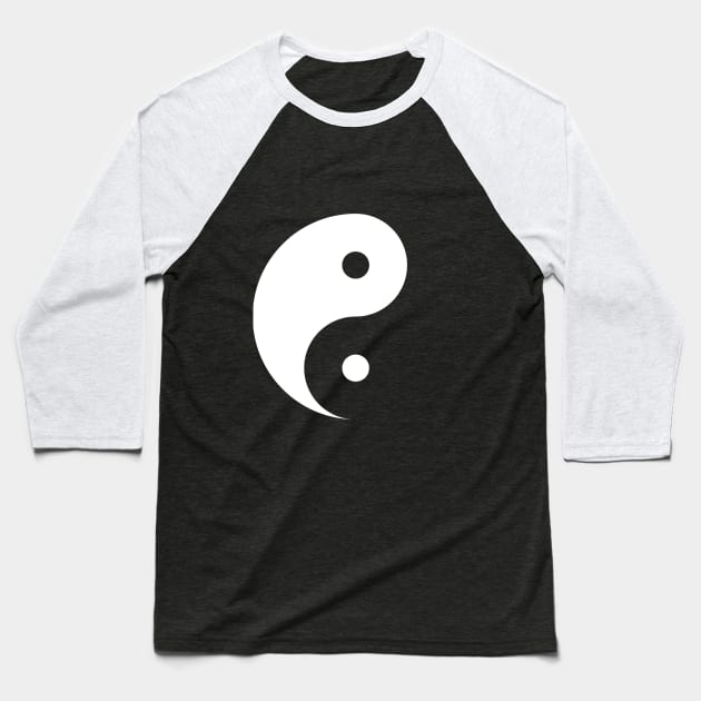 Yin Yang Baseball T-Shirt by retrorockit